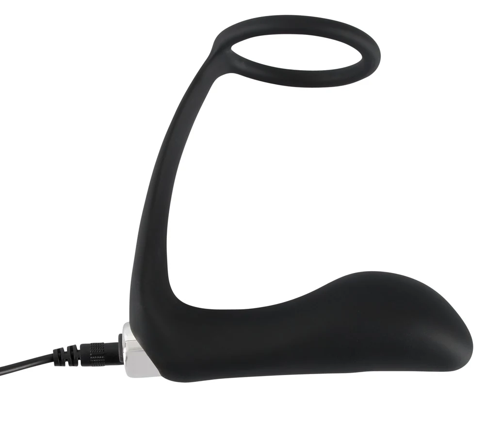Vibroplug met penisring en perineumbrug