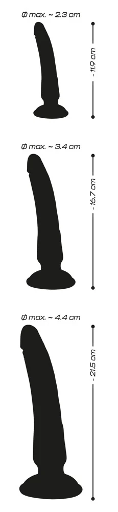 Crystal Clear anale trainingsset met 3 dildo's