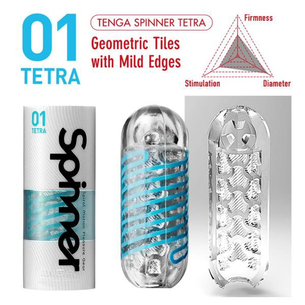 TENGA transparante masturbator spinner
