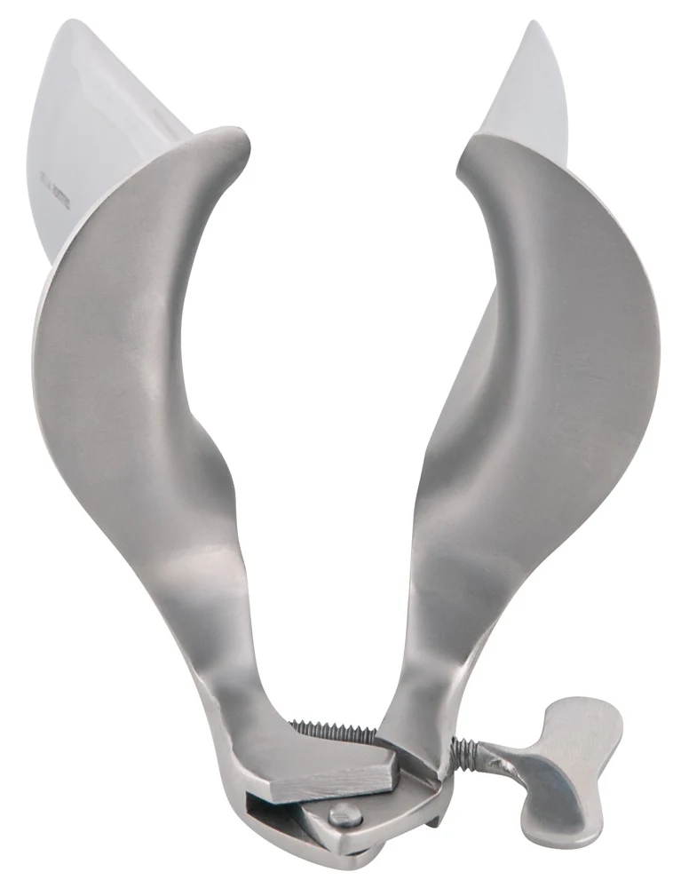 RVS speculum met stelschroef