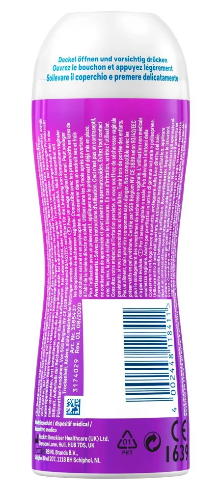 Durex 2-in-1 massage- en glijgel aloë vera 200 ml