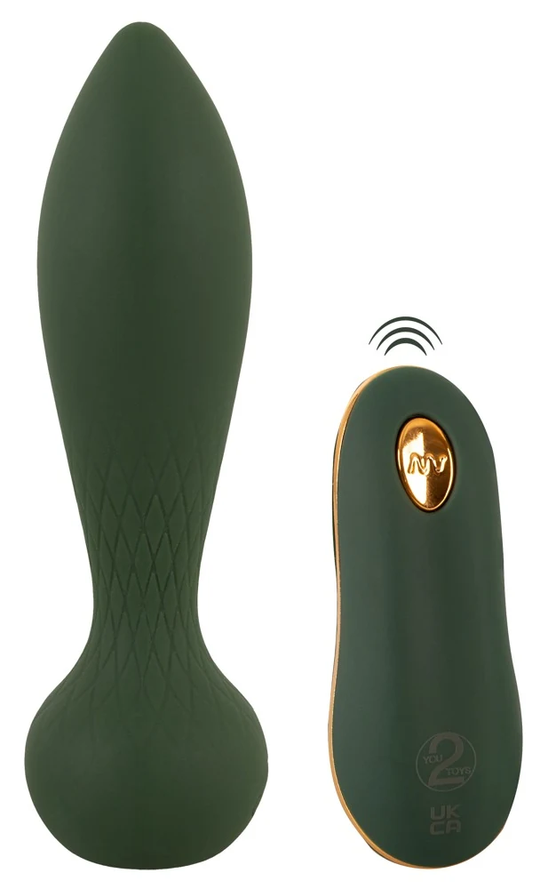 Emerald Love RC anaalplug met vibratie