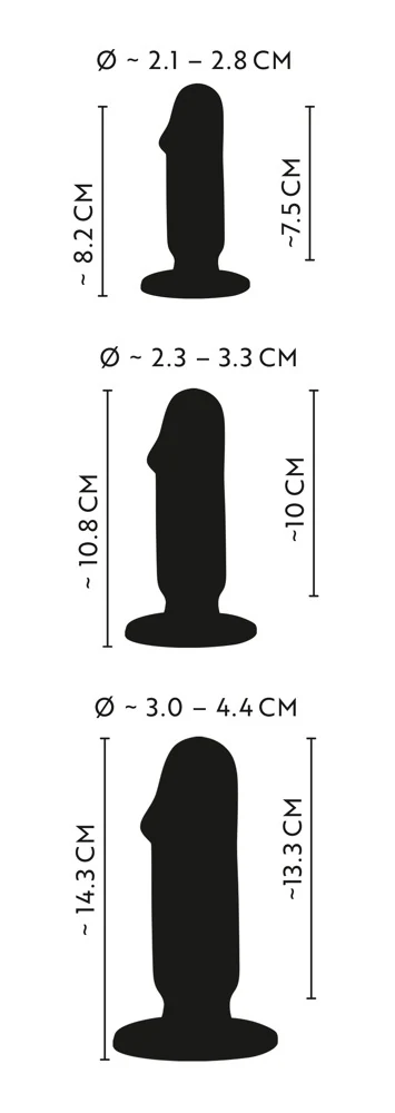 ANOS Butt Plug Training Kit 3-delig