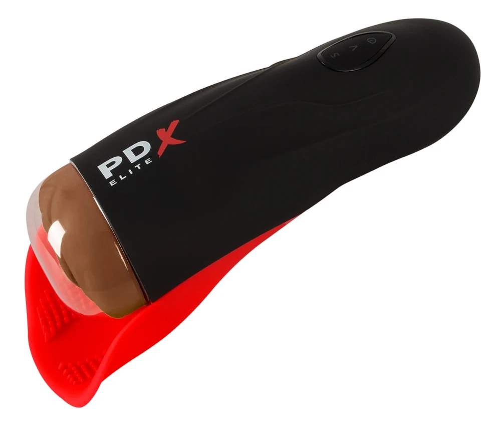 PDX Elite Fuck-O-Matic 2 masturbator met testikelstimulator