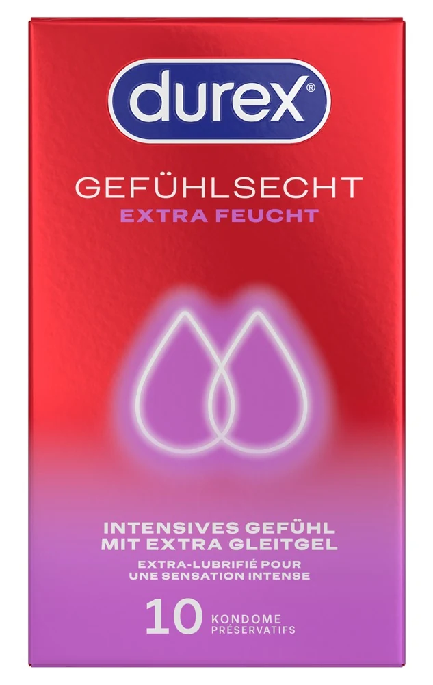 Durex Sensation Extra Moist condooms 10 stuks