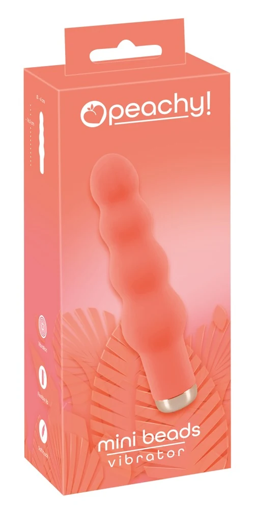 Peachy mini kralen vibrator