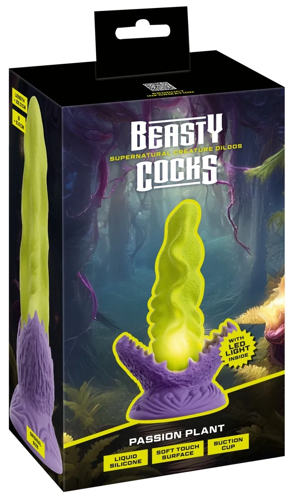 Beasty Cocks Passionate Plant dildo met LED