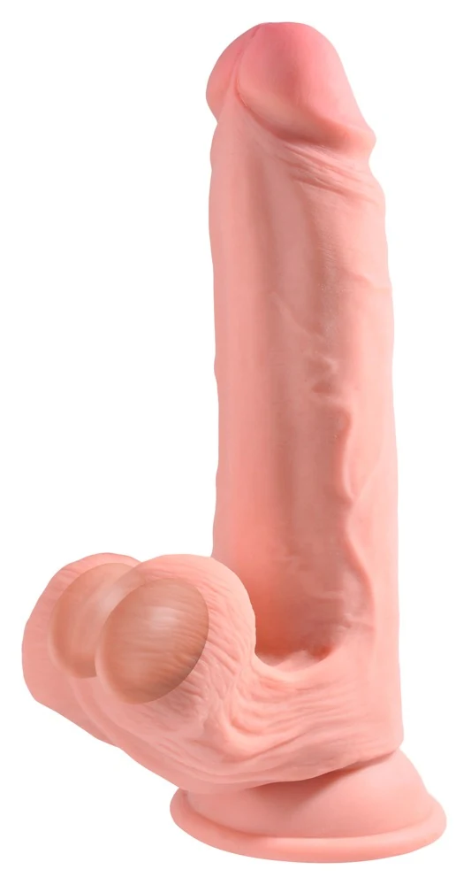 Hyperrealistische dildo met zuigvoet 26 cm