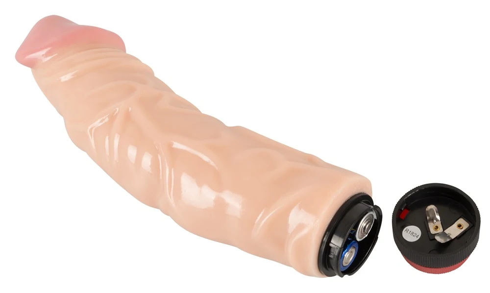Realistische vibrator 23 cm met variabele trilling