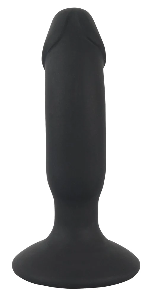 Oplaadbare vibro anaalplug zwart 14 cm