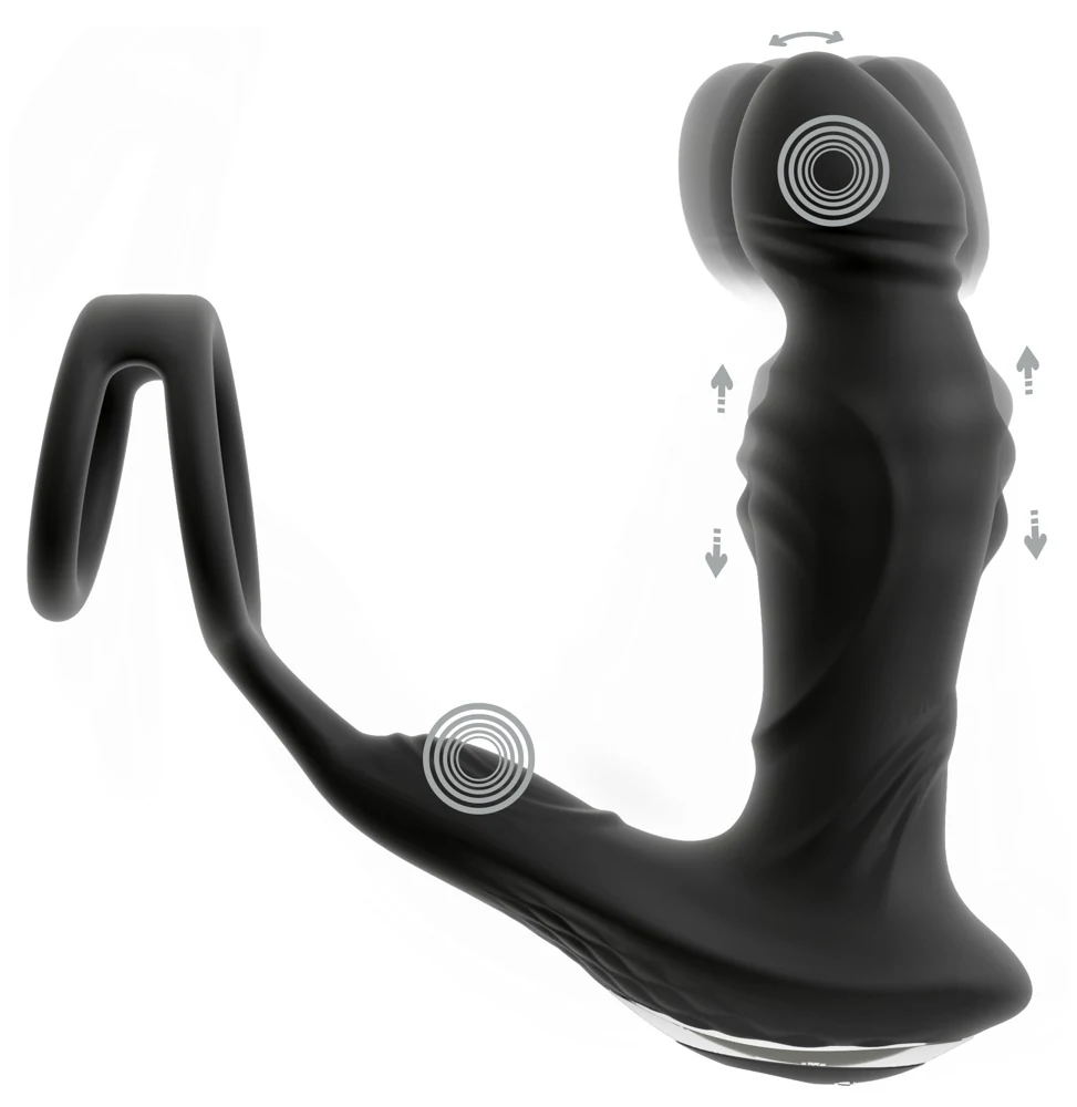 RC vibrerende prostaatplug met bewegende ringen