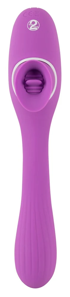 Buigbare vibrator met likfunctie