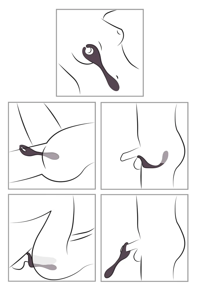 Couples Choice koppel vibrator met afstandsbediening