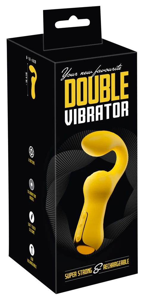 Dynamische dubbele vibrator met clitorale stimulatie