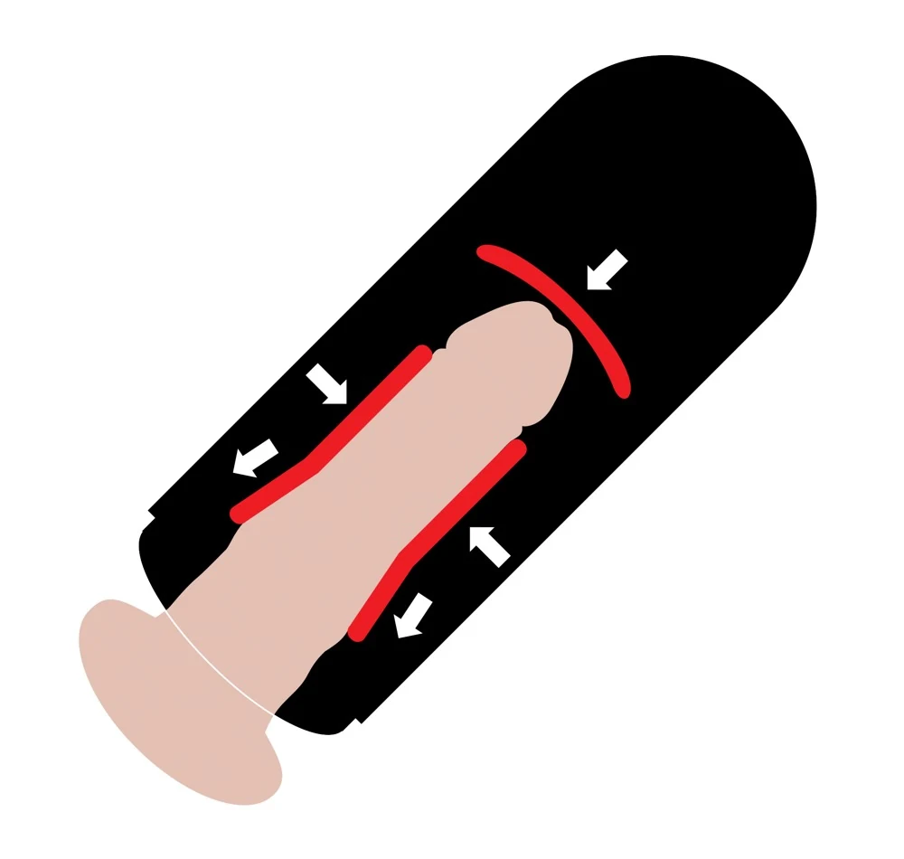 Masturbator met vibratie en automatische melkfunctie