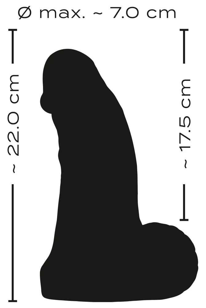 Realistixxx Real Giant dildo 22 cm