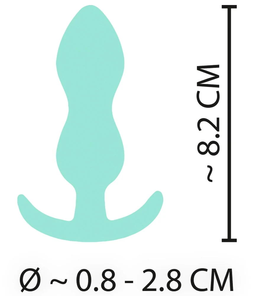 Cuties mini buttplug van siliconen