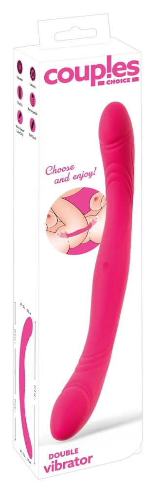 Coup!es Choice dubbele vibrator siliconen oplaadbaar