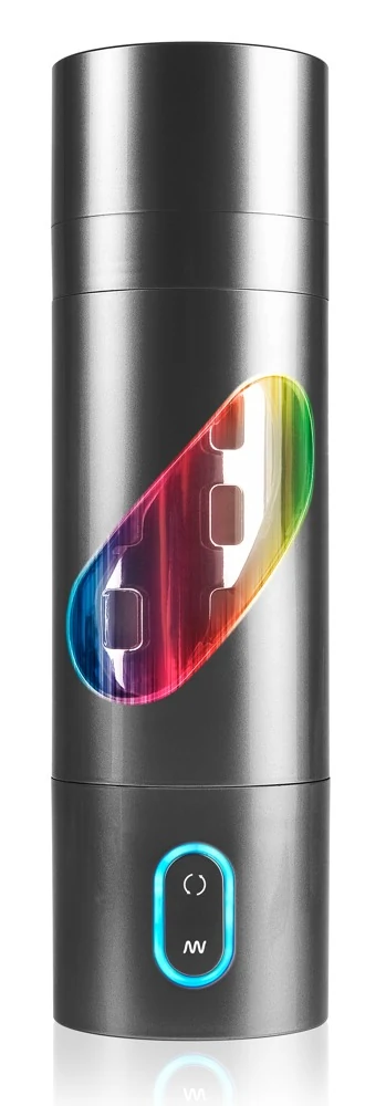 Automatische masturbator met roterende mondopening