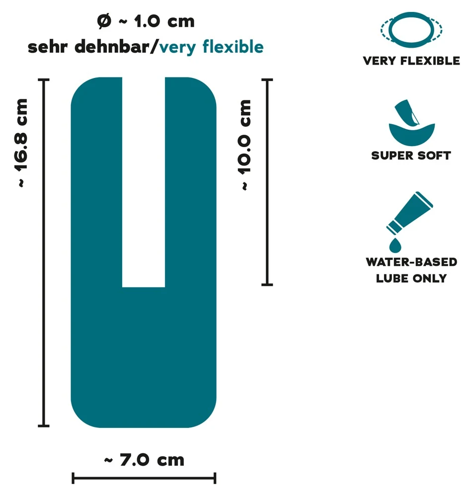 Discrete anale masturbator met sleeve