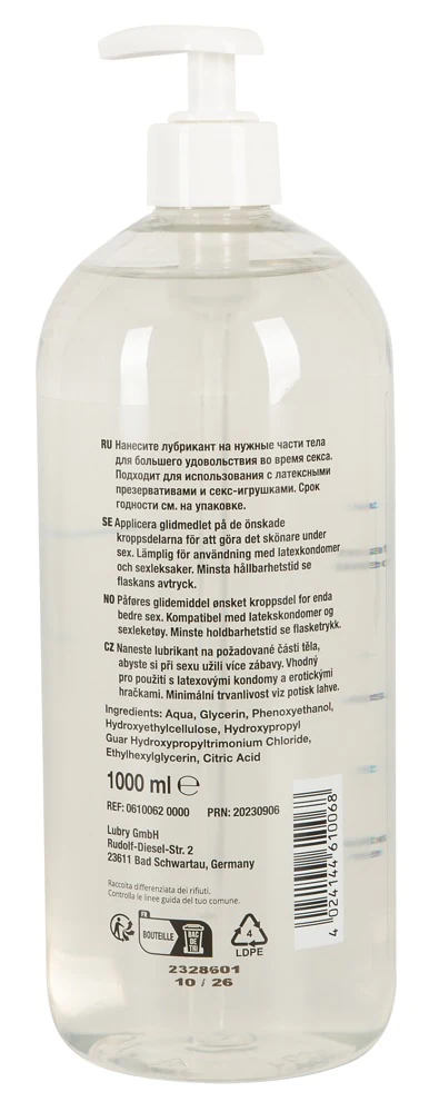 Just Glide glijmiddel op waterbasis