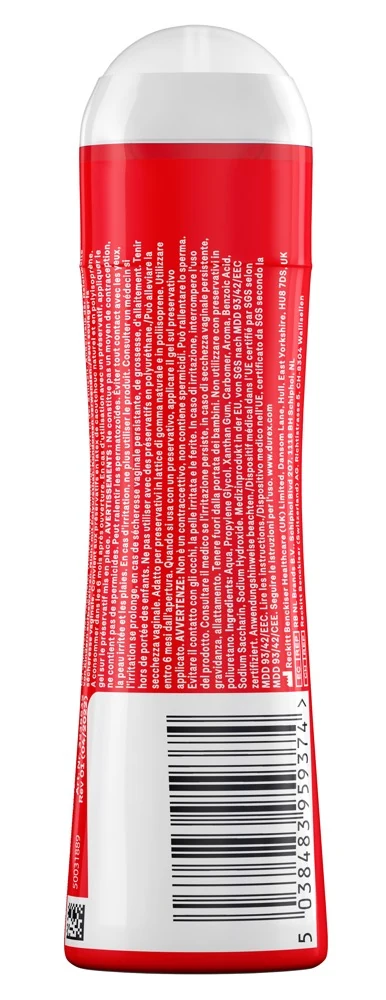 Durex glijmiddel aardbei 50 ml