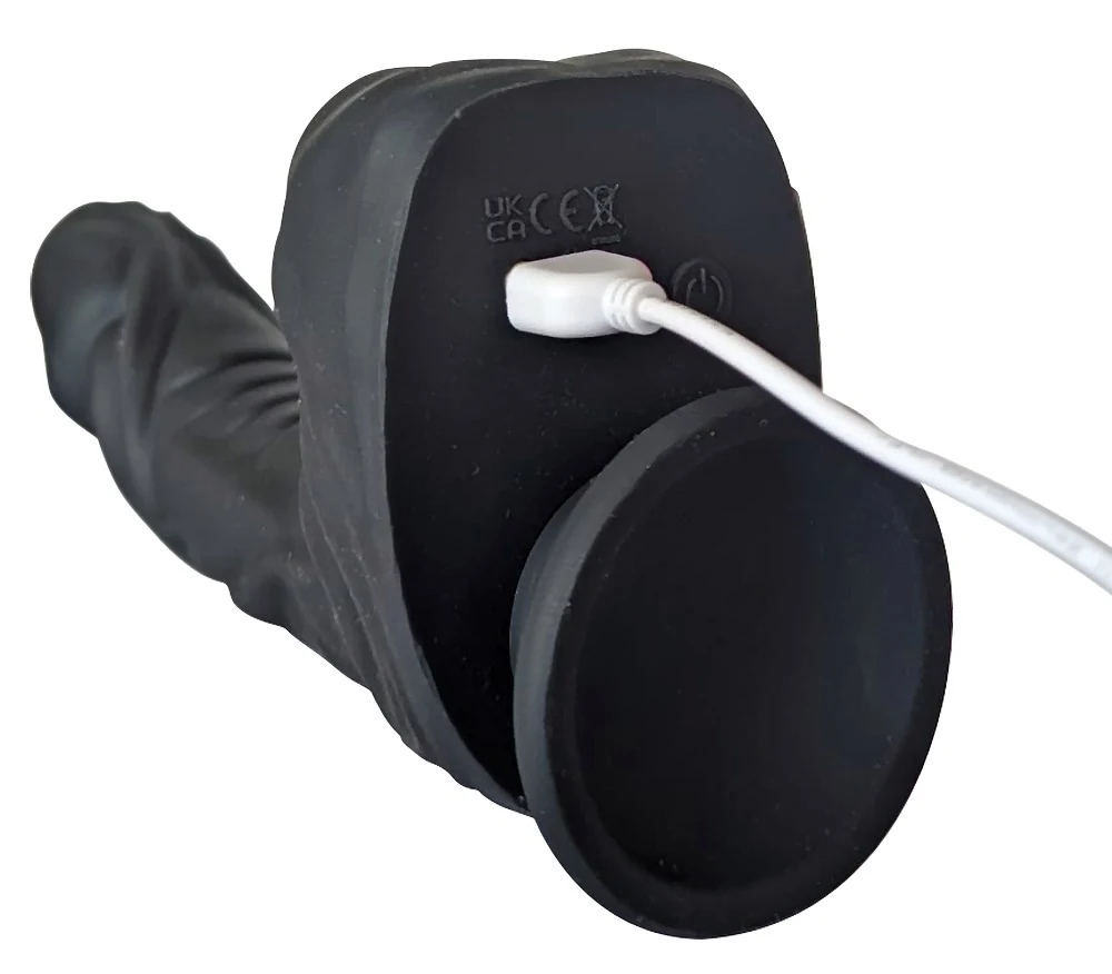 Naked Addiction roterende en stuwende vibrator 22,8 cm