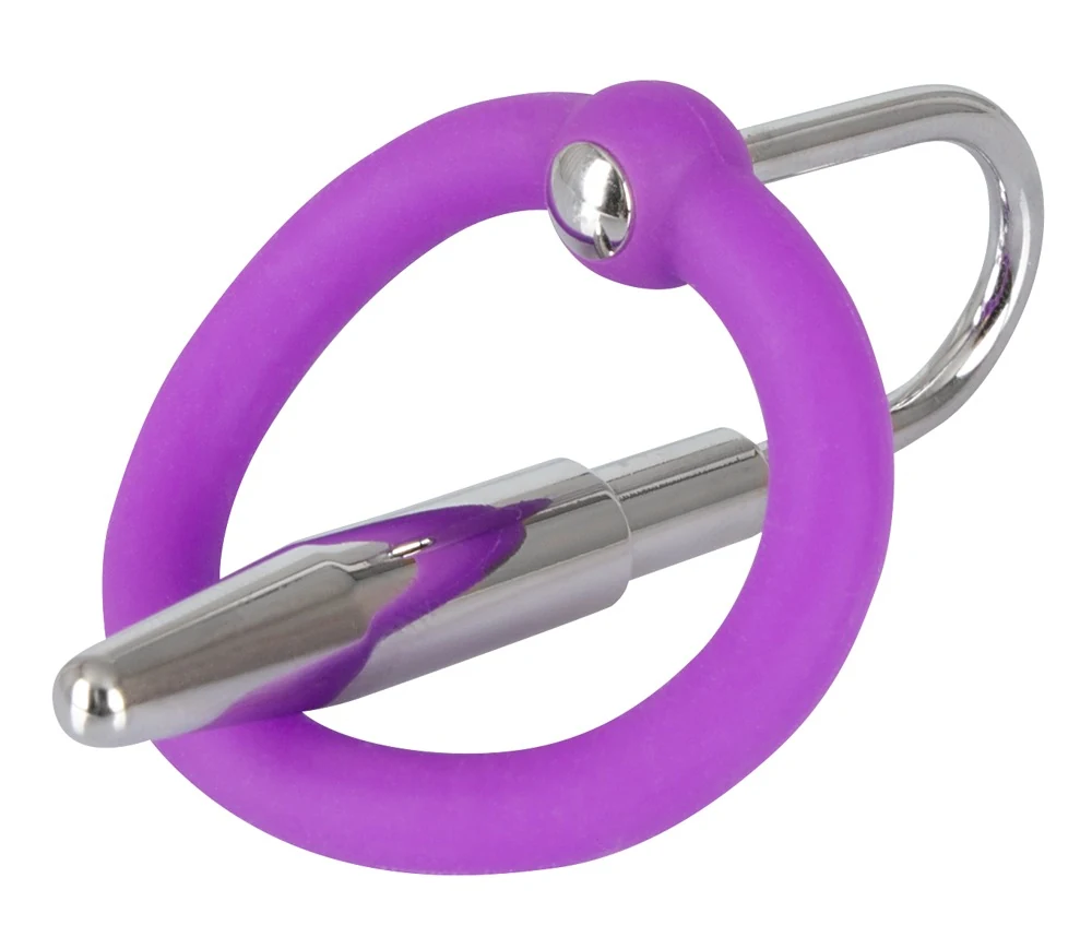 Urethrale penisplug met siliconen ring