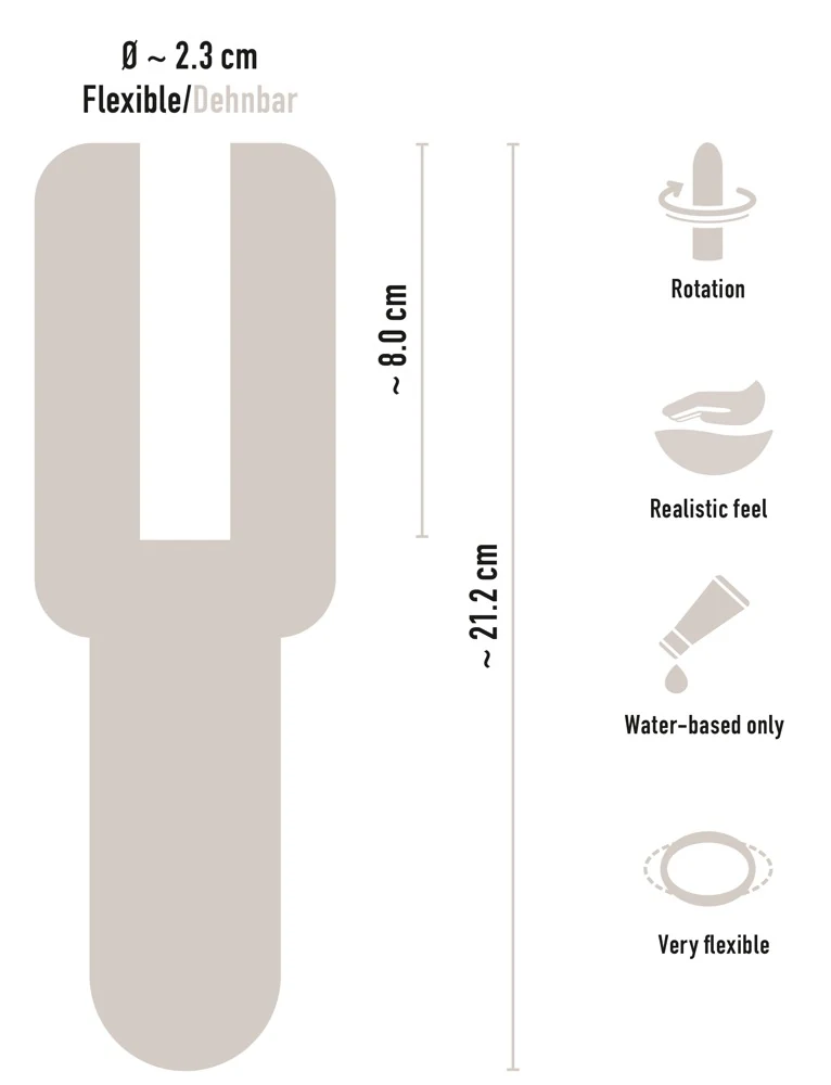 Roterende masturbator met zachte sleeve