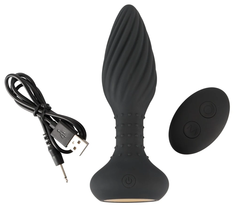 ANOS vibro anaalplug met afstandsbediening
