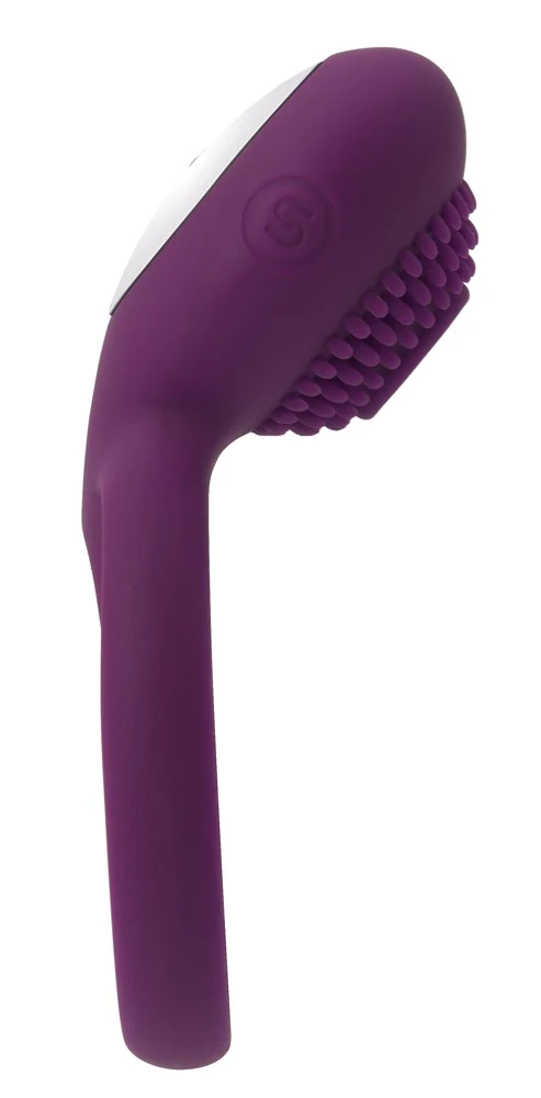 Oplaadbare vibro penisring met clitorisstimulator