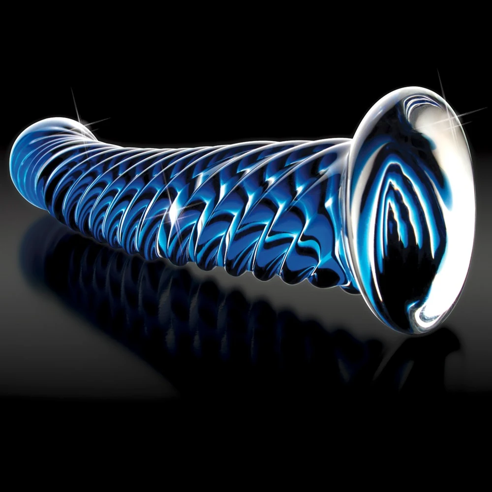 Handgemaakte glazen dildo 19 cm