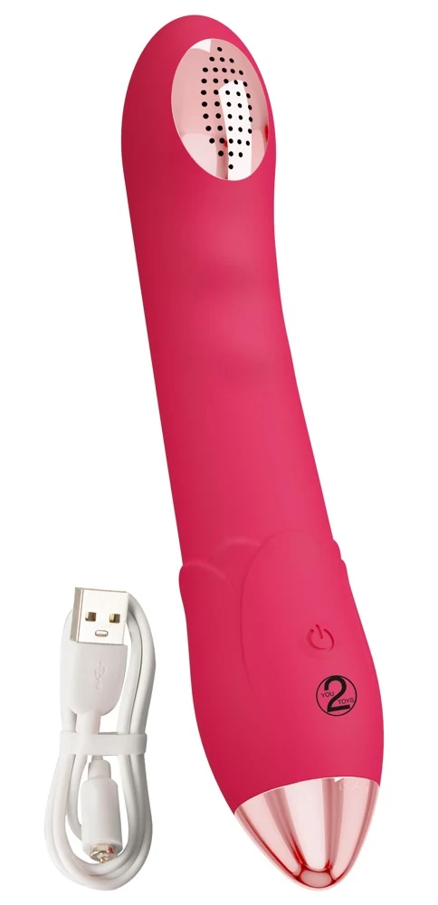 You2Toys waterproof siliconen vibrator met doucheaansluiting