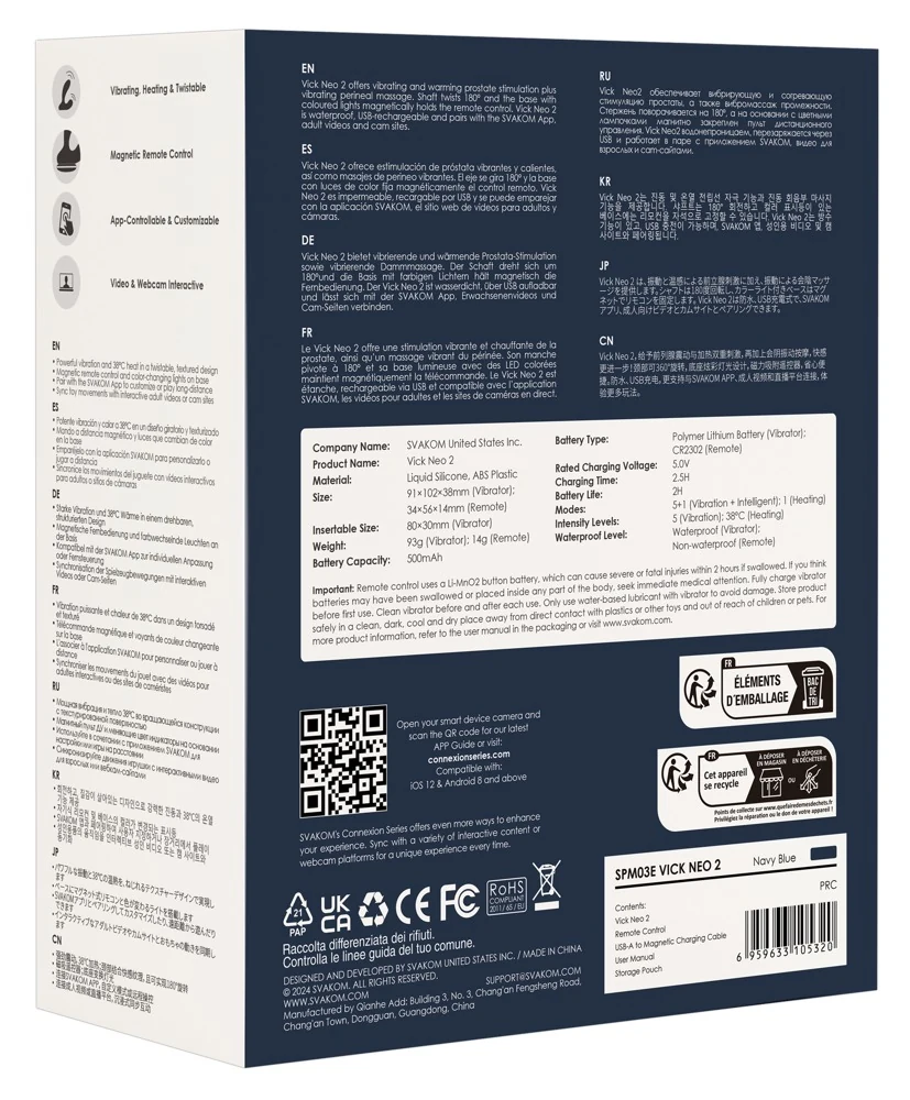 SVAKOM Vick Neo 2 prostaat vibrator