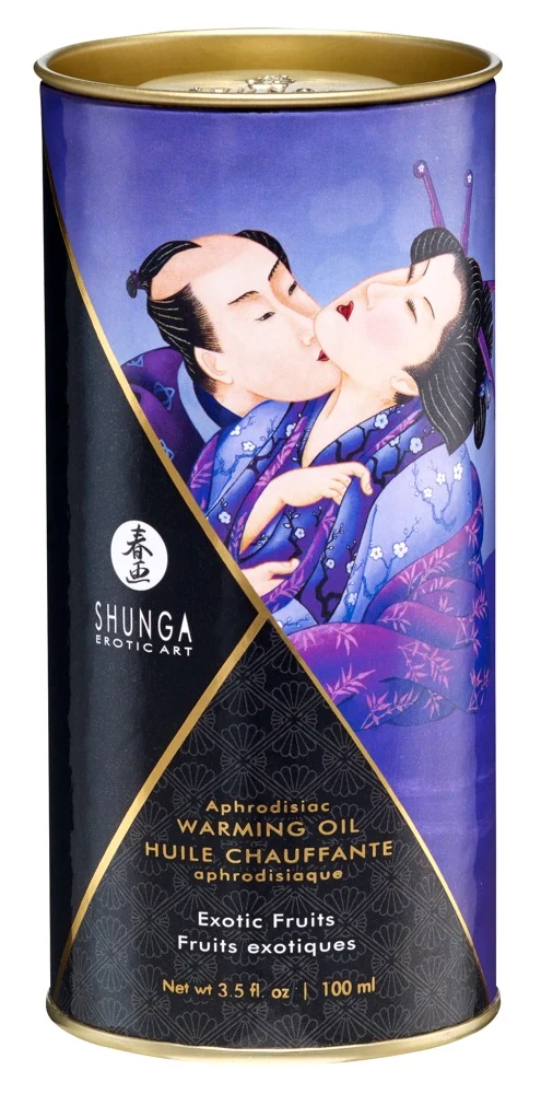 Shunga verwarmende massageolie exotisch fruit 100 ml