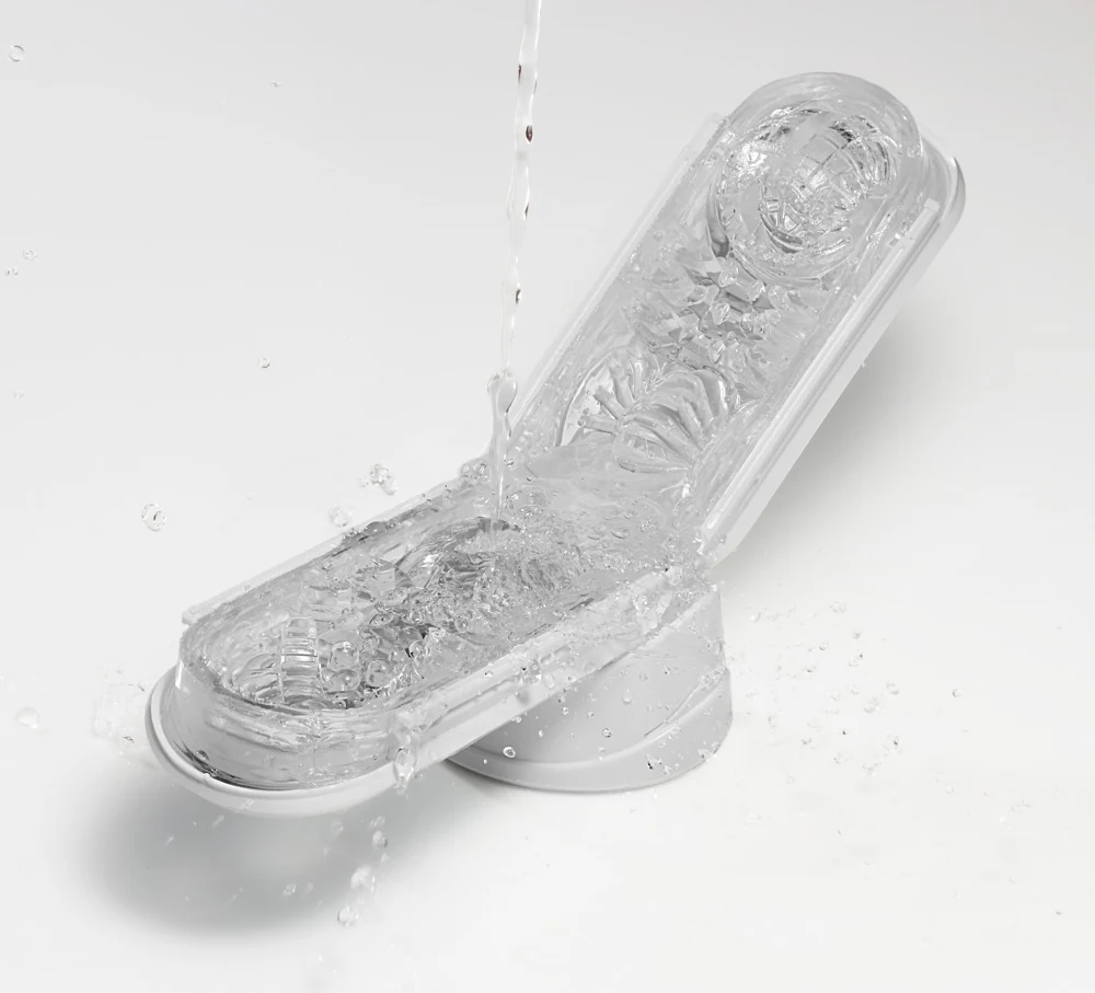 Innovatieve masturbator met scharnier