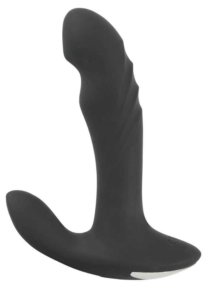 Rebel prostaatplug met vibratie, tik- en rotatiefunctie
