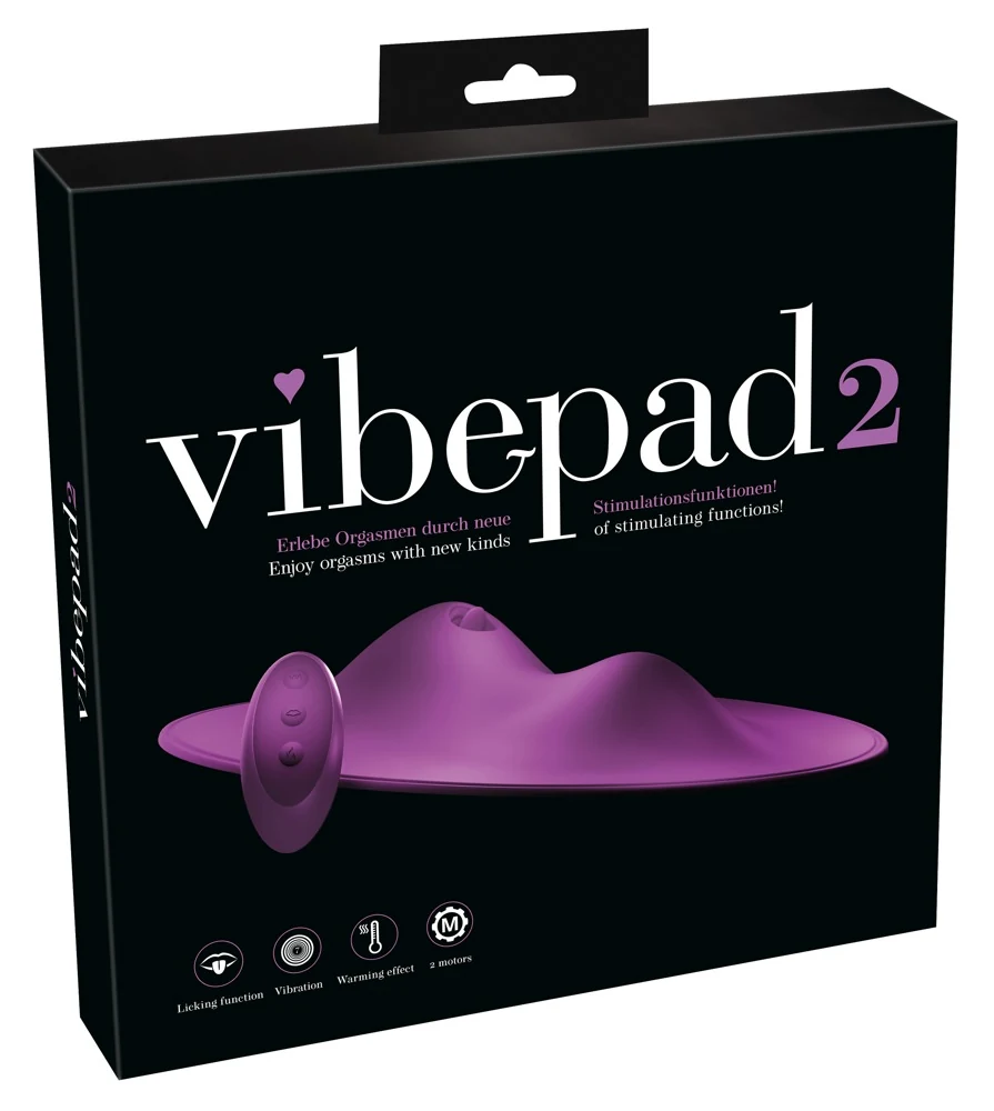 Vibepad met warmte, likfunctie en afstandsbediening