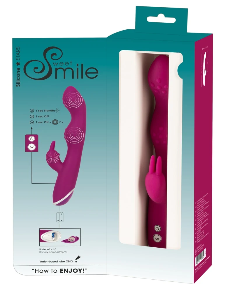 Sweet Smile rabbit vibrator met clitoris stimulator