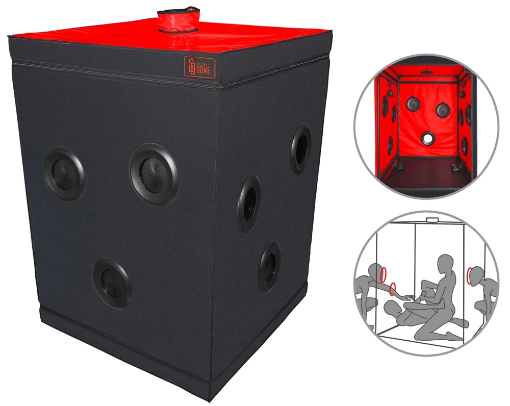 Secret Dome Scandale BDSM cabine
