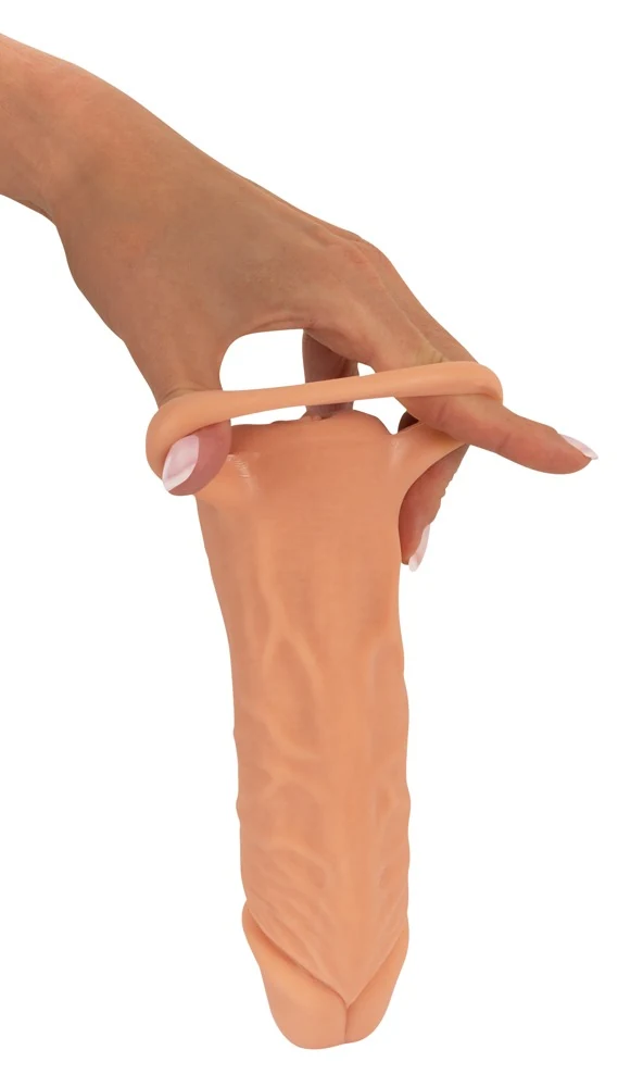 Nature Skin 2-in-1 penis sleeve en masturbator medium