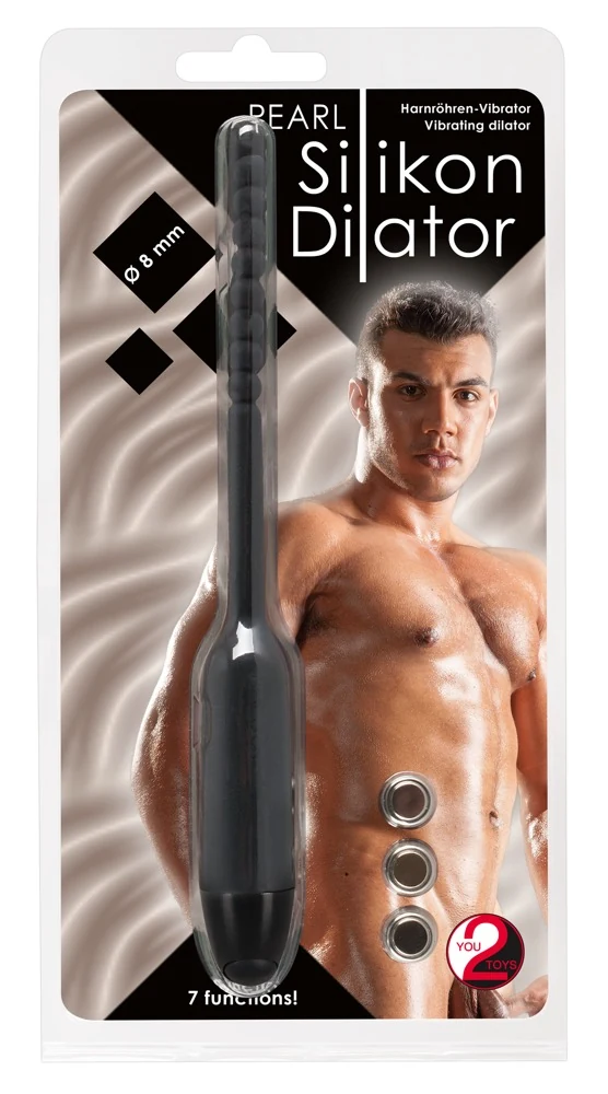 Pearl siliconen dilator met vibratie