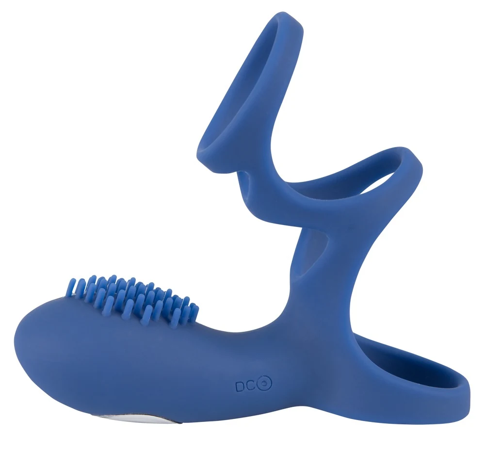 Penismanchet met vibrator en rasterstructuur