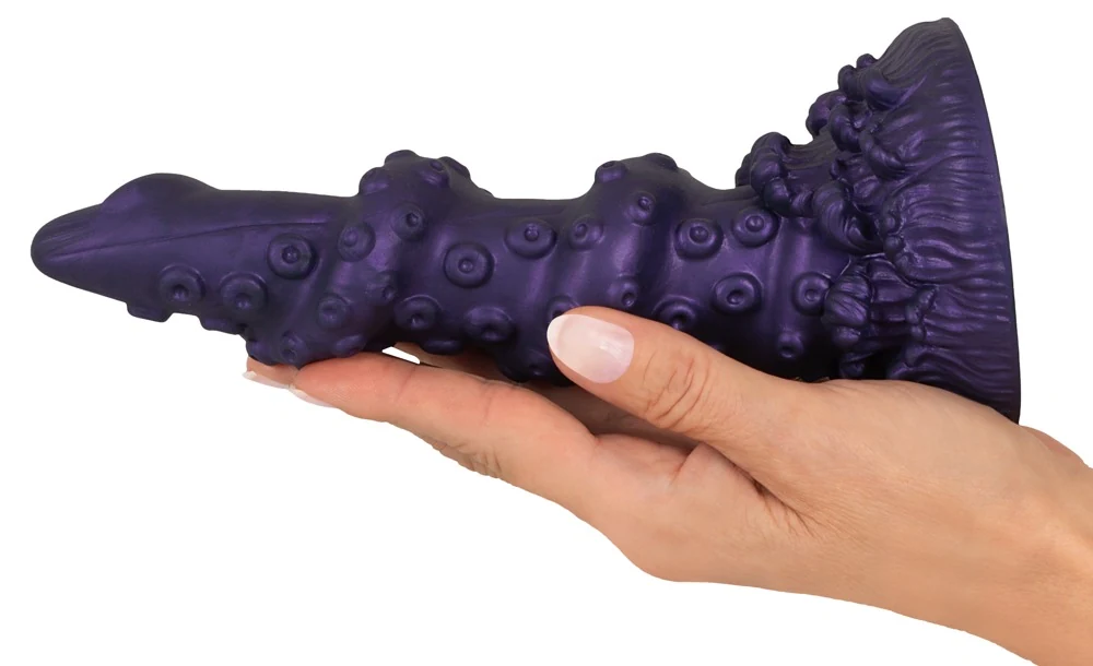 Erecto cock ring met ball stretcher