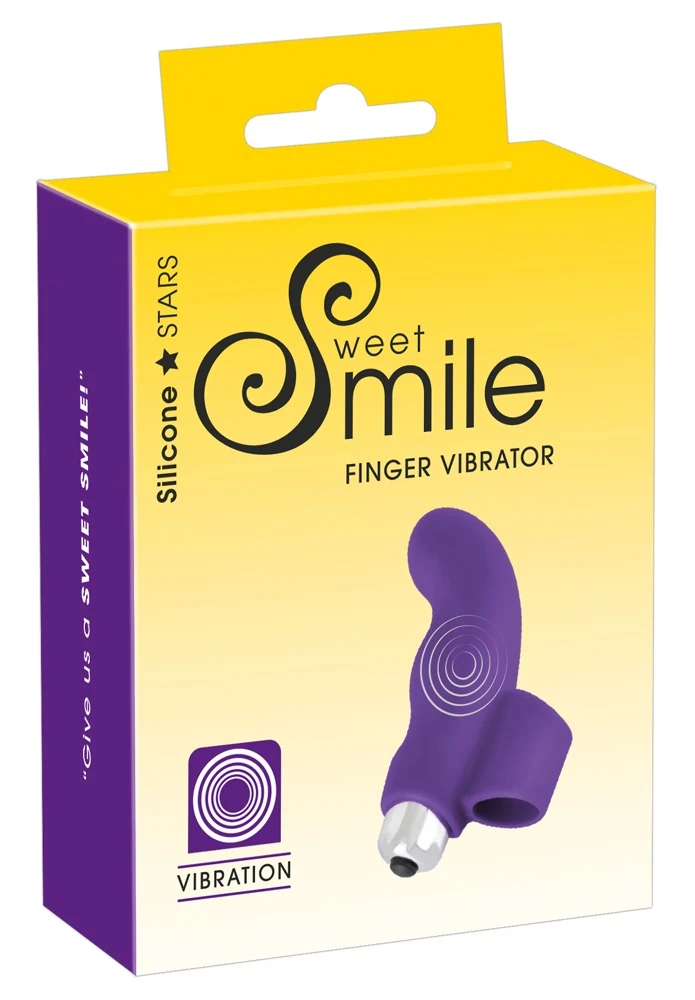 Sweet Smile vingervibrator paars