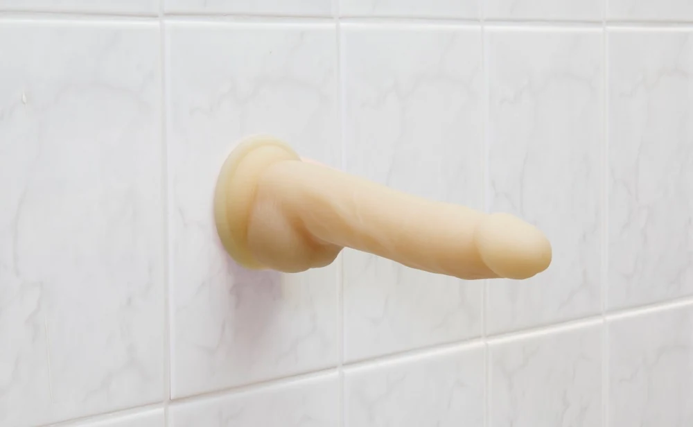 Naked Addiction roterende en vibrerende dildo 17,8 cm