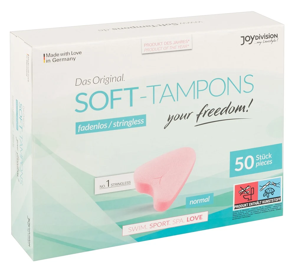 Joydivision zachte tampons zonder touwtje