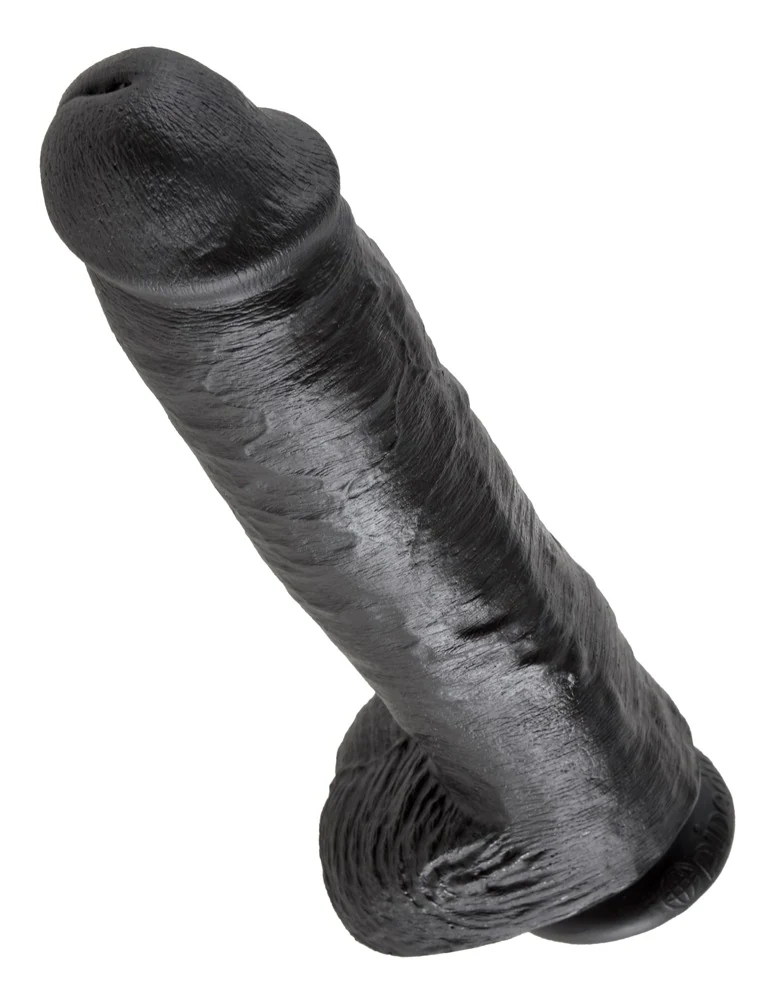 Realistische dildo met zuigvoet 28 cm