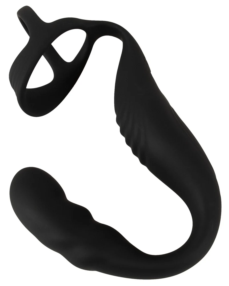 Cock ring met afstandsbediening en prostaatplug