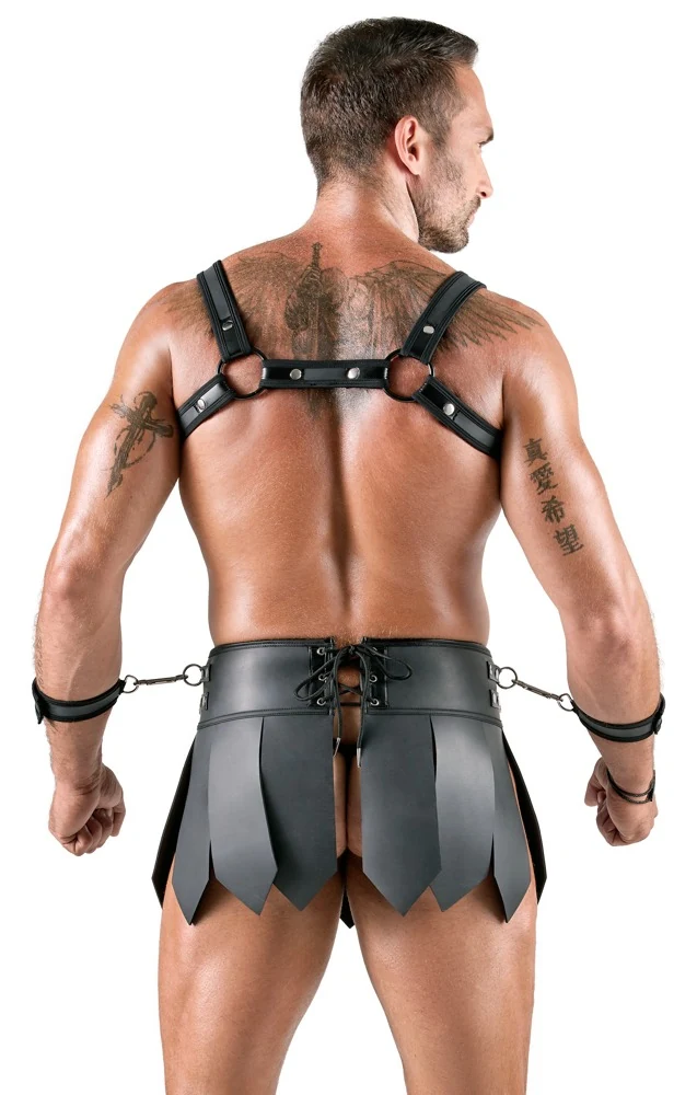 Svenjoyment Bondage gladiator set met handboeien